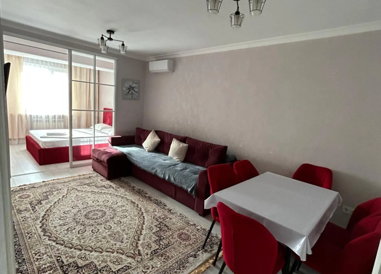 Apartmán Апартамент Жк Молодежный Almaty